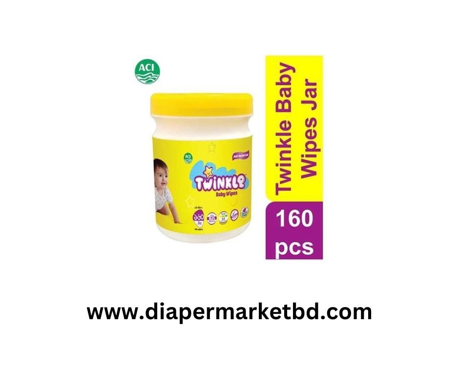 Twinkle Baby Wipes Jar 160pcs