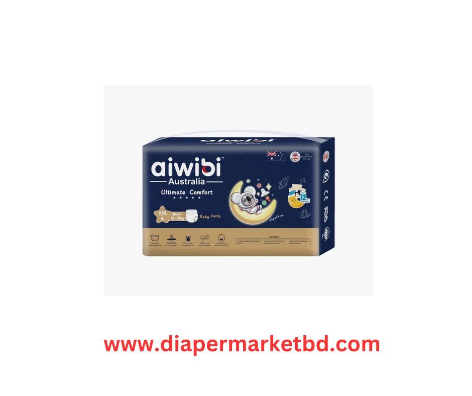 Aiwibi Ultimate Comfort Pant System XXL Size 16-21 Kg 36 Pcs