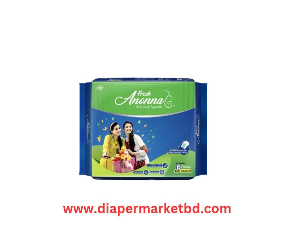 Fresh Anonna Sanitary Napkin (Belt System) 15 Pads