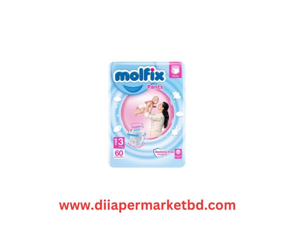 Molfix Baby Diaper Pants 3 midi (6-11 Kg) 58 pcs