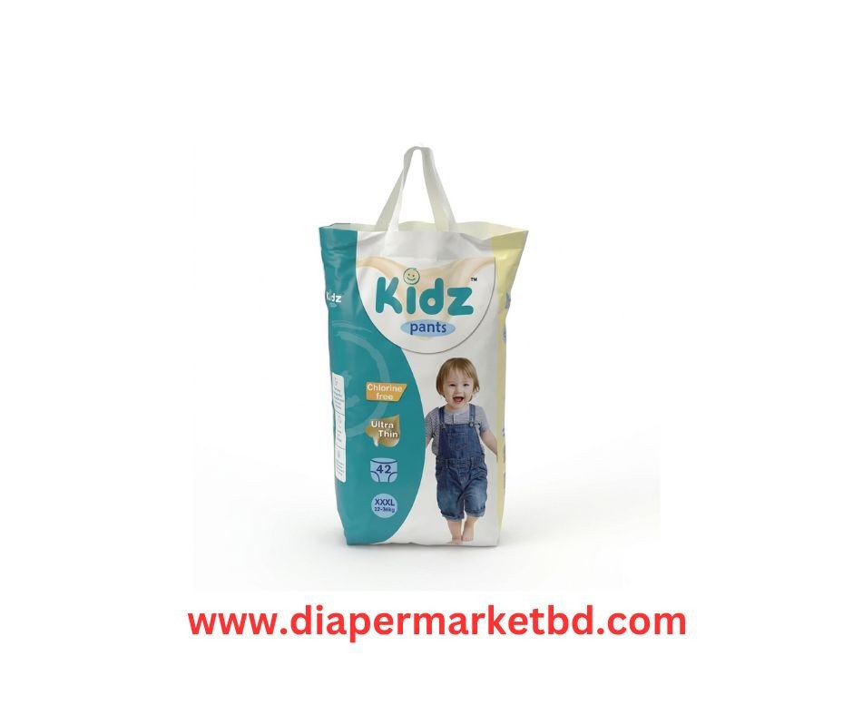 Kidz Baby Diaper Pant XXXL Size 22–36 kg 42 Pcs Pack