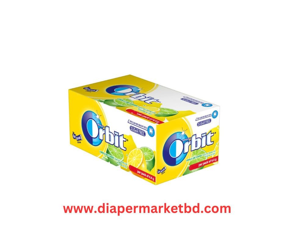 Orbit Chewing Gum Lemon Flavor Sugar Free 1 Box 32 Packet 140g