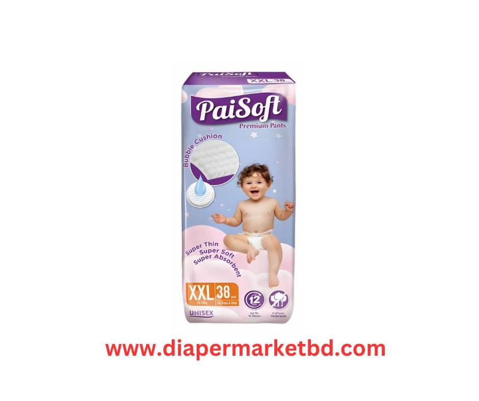 Paisoft Premium Pants Baby Diaper XXL Size 38 Pcs
