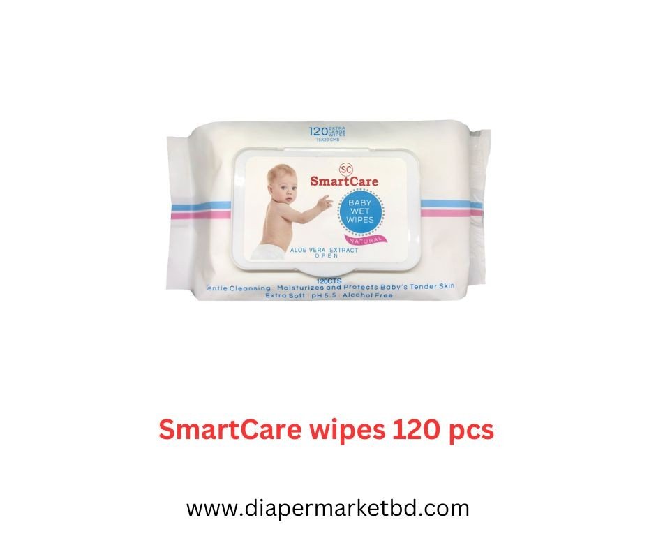 Smart Care Wet Wipes 120 pcs With Fliptop