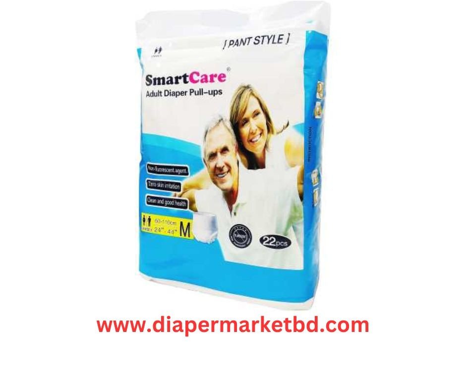 SmartCare Pant Style Adult Diaper 24- 44 inch M size(60-110 cm) 22 Pcs