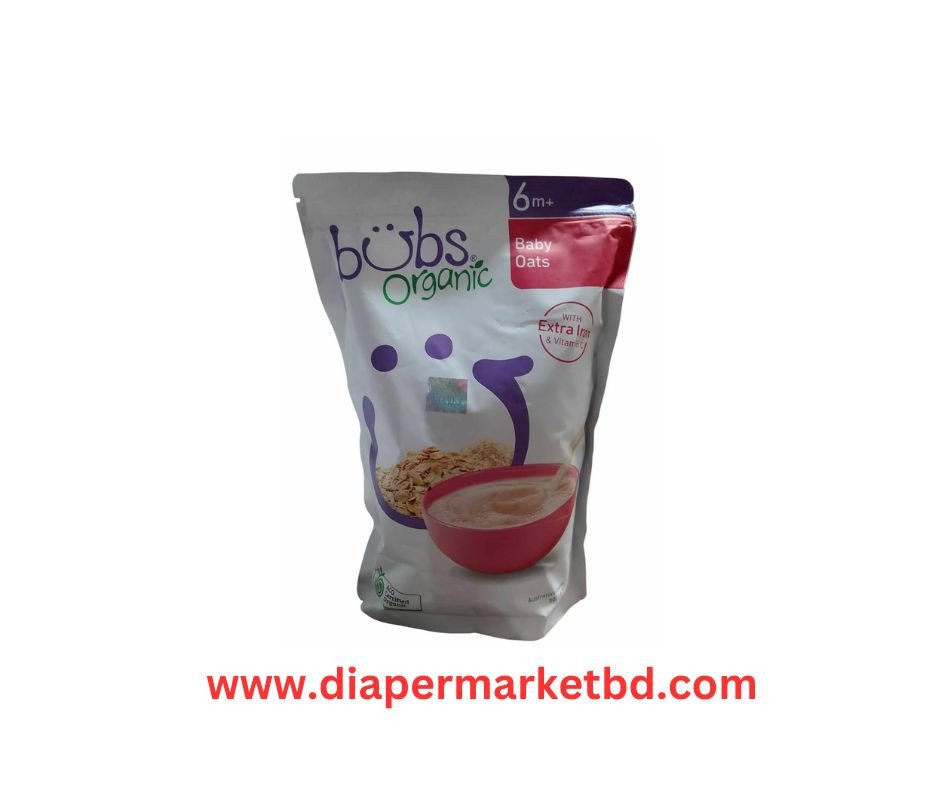 Bubs Organic Baby Oats 6+ 500 gm