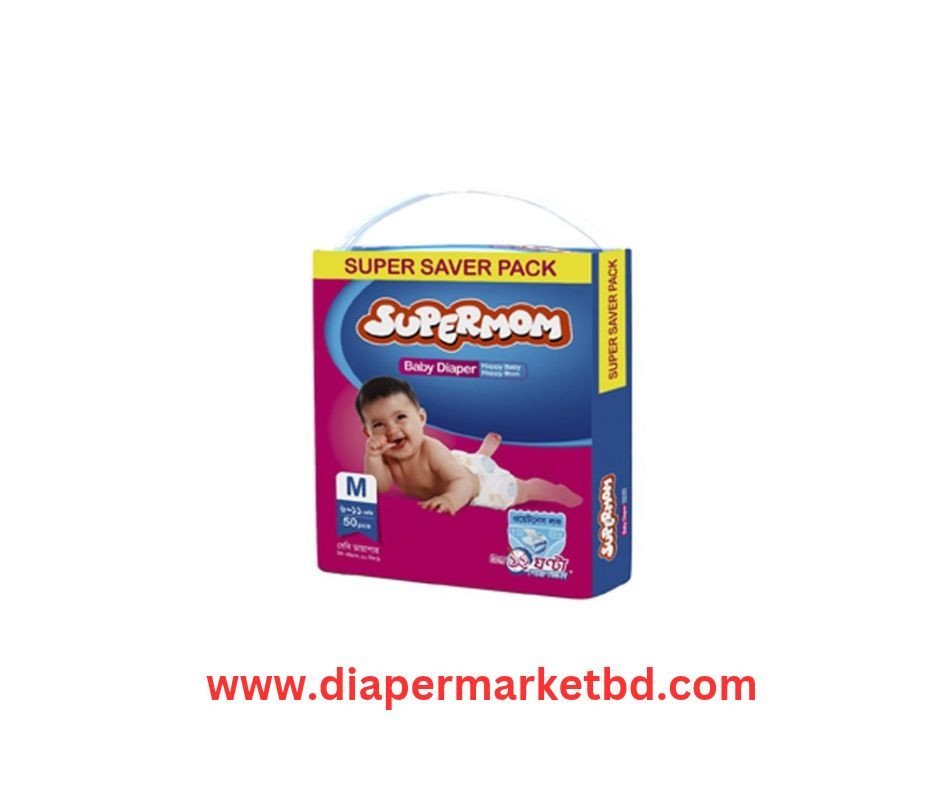 Supermom Baby Diaper Medium 6–11 Kg 50 Pcs