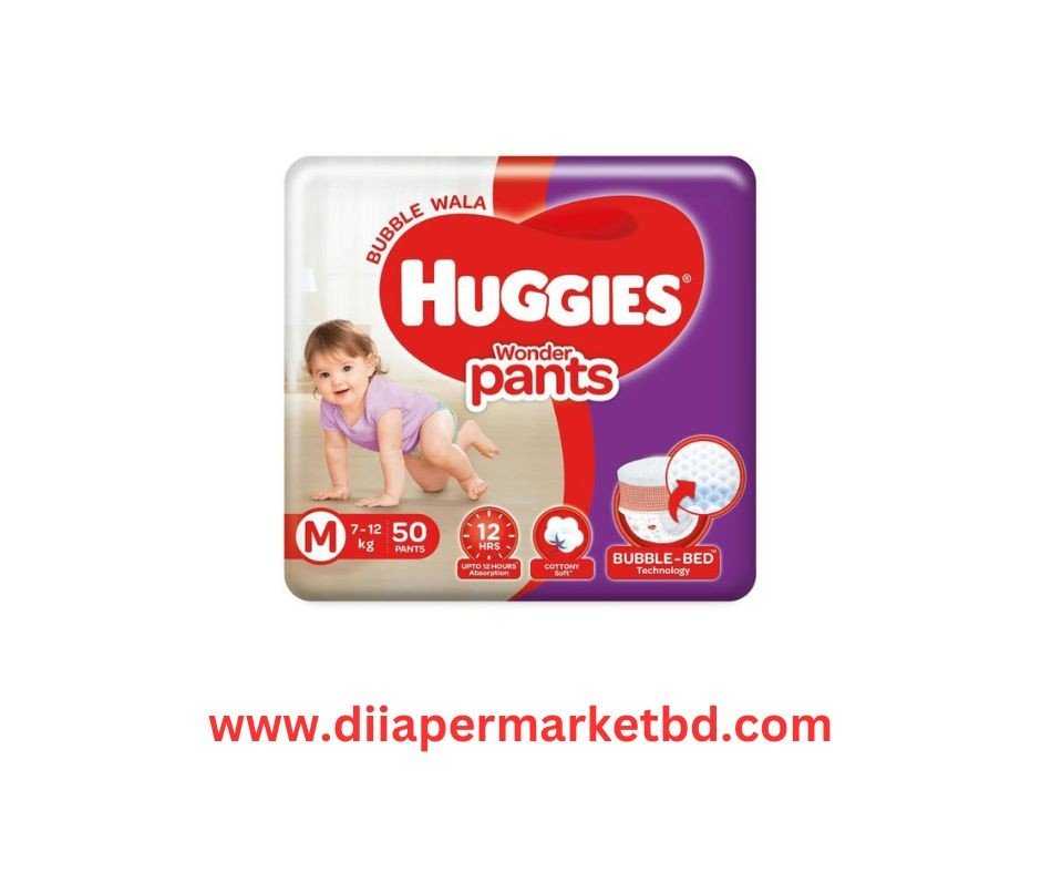Huggies Wonder Pants M 50pcs (7-12 kg) Complete Comfort