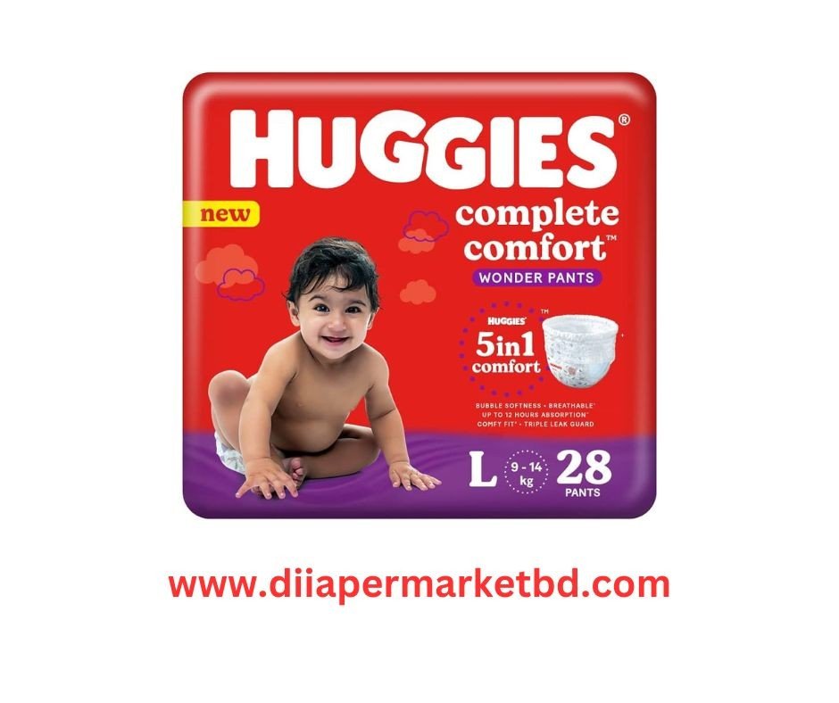 Huggies Wonder Pants L 28pcs (9-14 kg) Complete Comfort