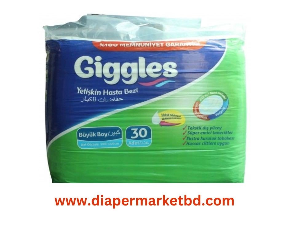 Giggles Adult Diaper Belt Large 30pcs