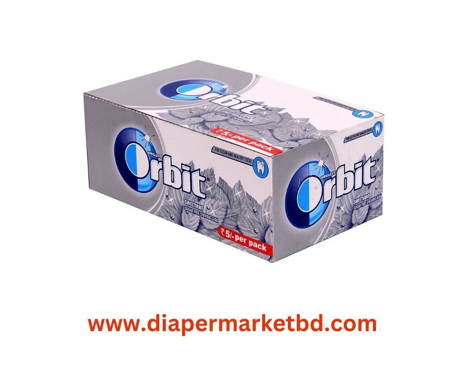 Orbit Chewing Gum Sweetmint Flavor Sugar Free 1 Box 32 Packet 140gm