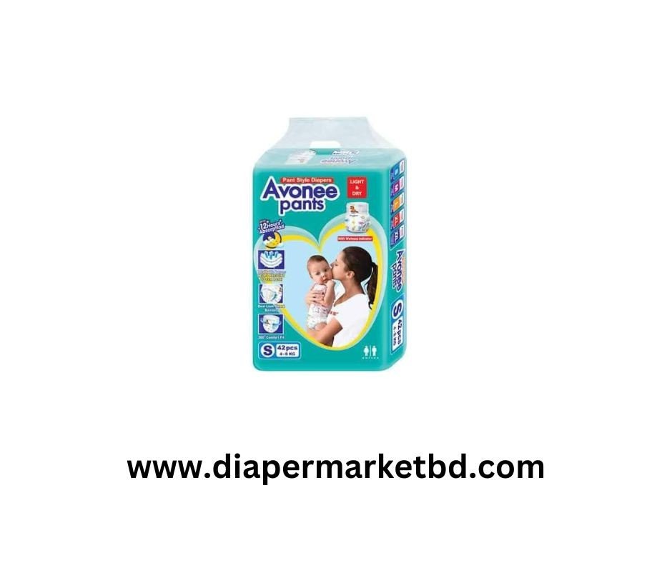 Avonee Pants Baby Diaper S (4-8 Kg) 42 Pcs