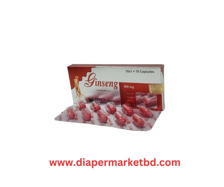 Ginseng 500 mg 10 Pcs Box