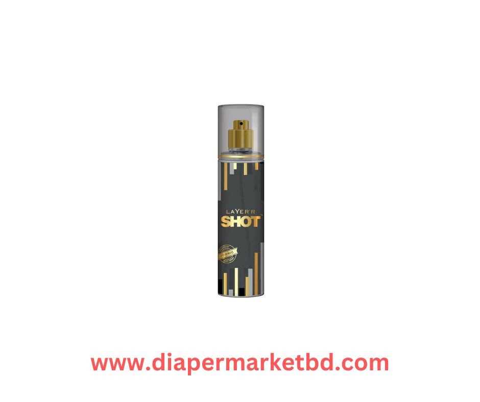 Layer'r Shot Body Spray For Men Gold Iconic 135 ml