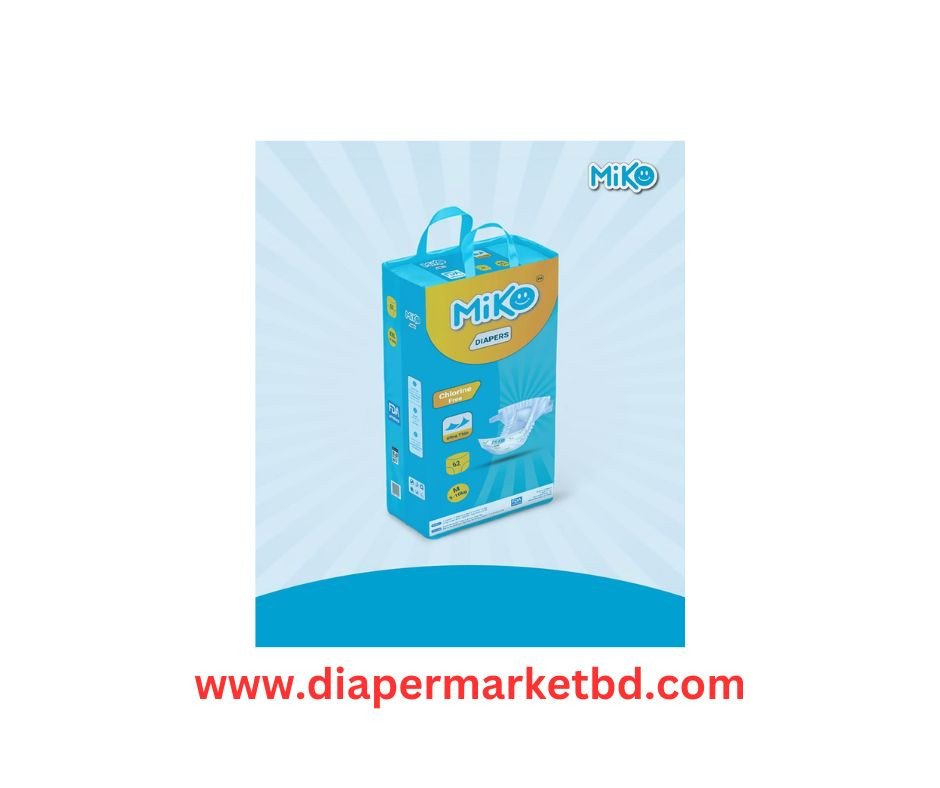 Miko Baby Diaper M Size 62 Pcs Pack