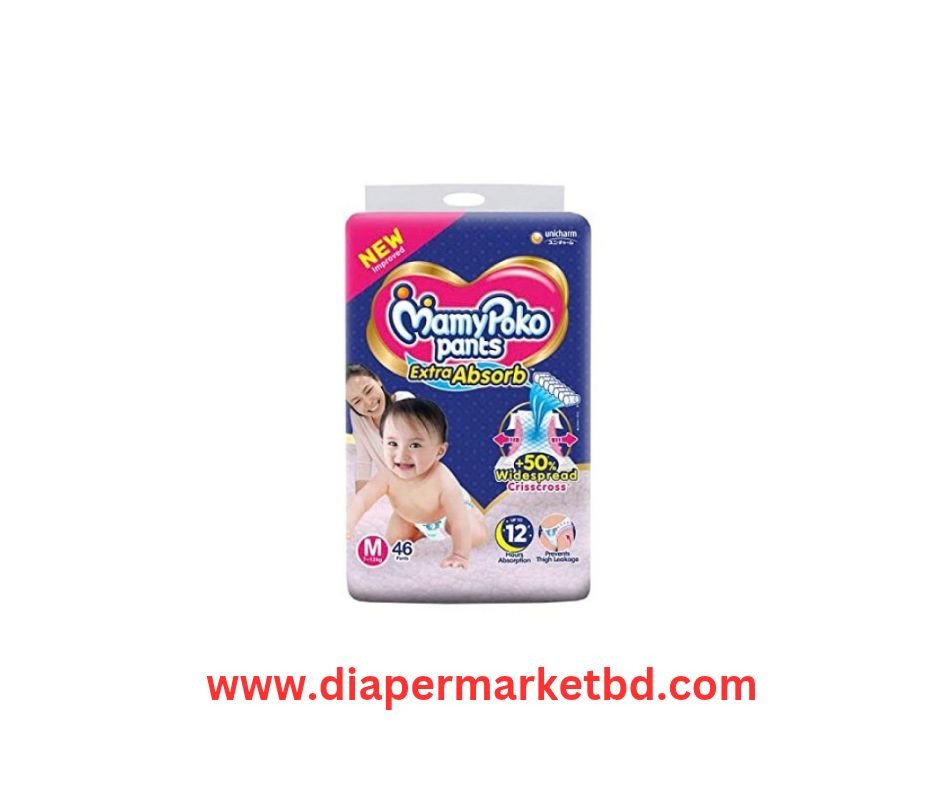 MamyPoko Pant Diaper Medium 7–12 Kg 46 Pcs