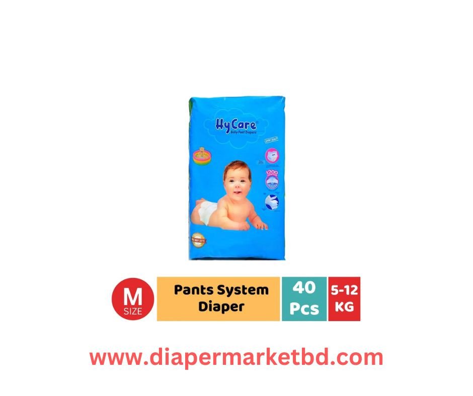 HyCare Baby Diaper M size Pant 40 Pcs Pack