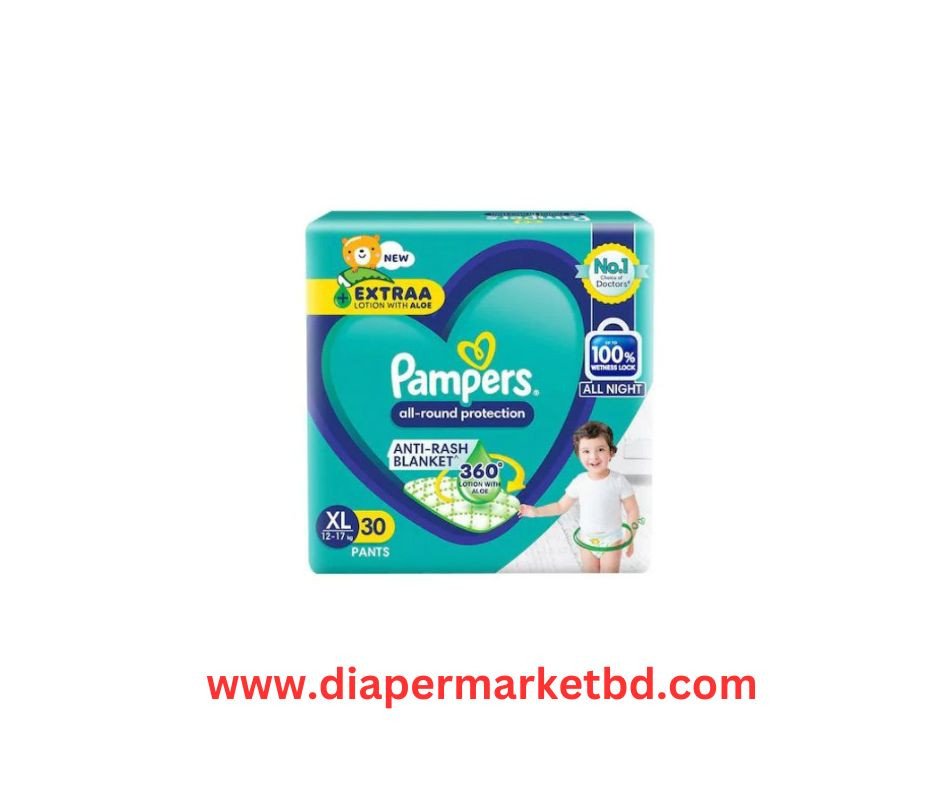 Pampers All Round Protection Diaper Pant Extra Large 12-17 kg 30 Pcs Pack