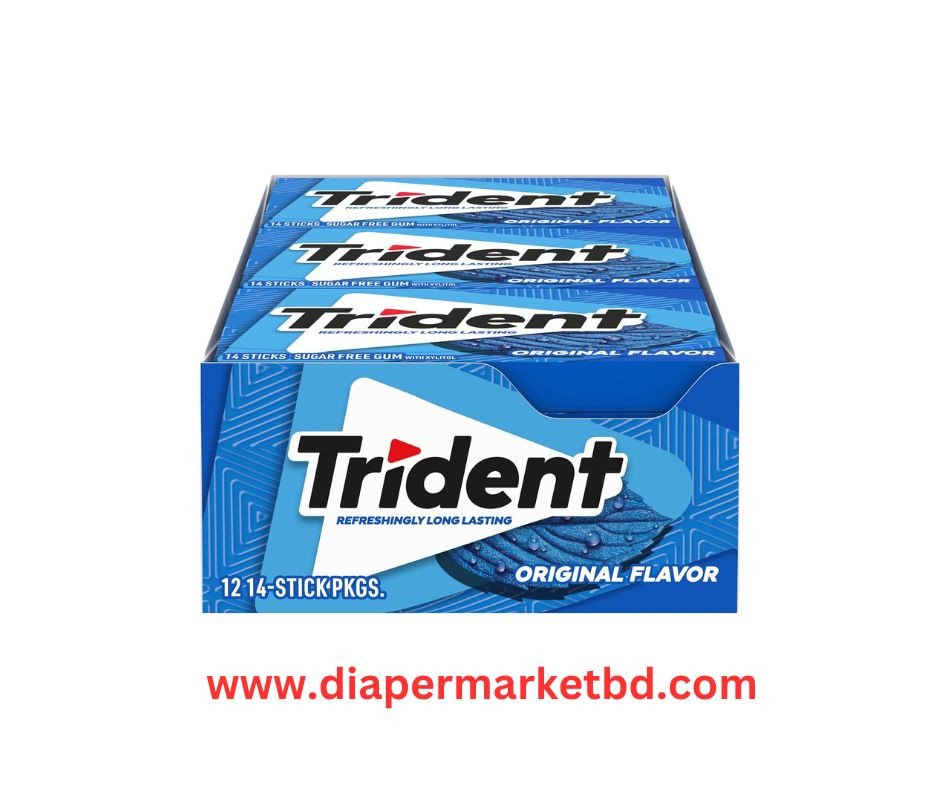 Trident Original Flavor Sugar Free Chewing Gum (14x12) Sticks