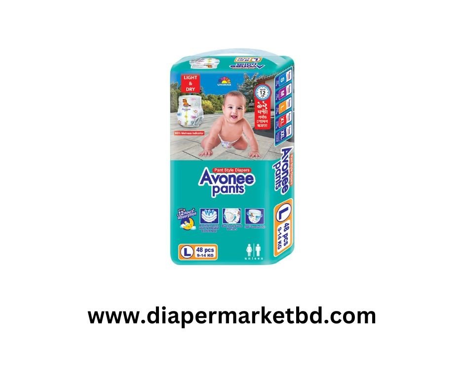 Avonee Pants Baby Diaper L (9-14 Kg) 48 Pcs