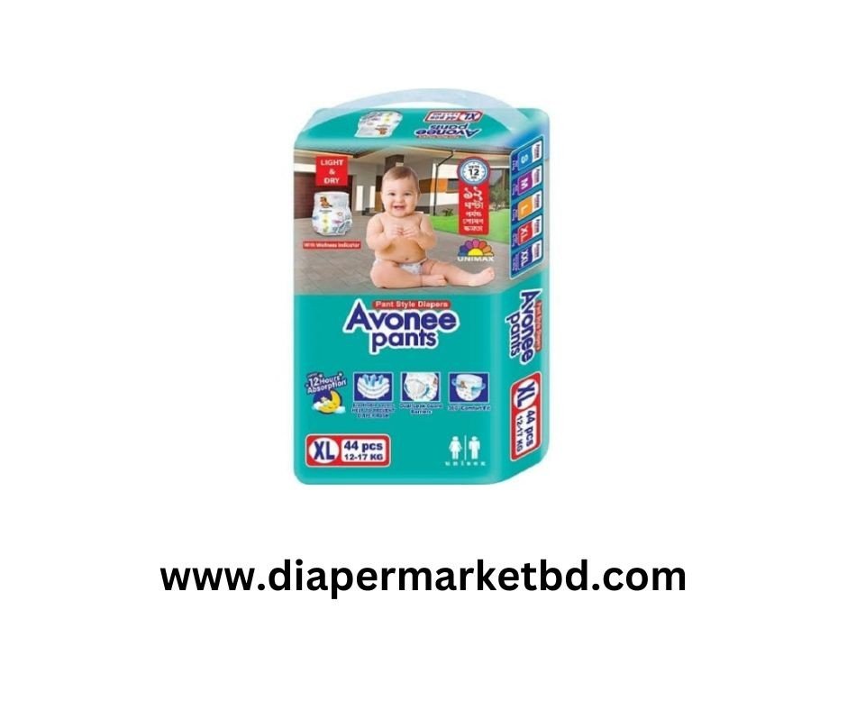 Avonee Pants Baby Diaper XL (12-17 Kg) 44 Pcs