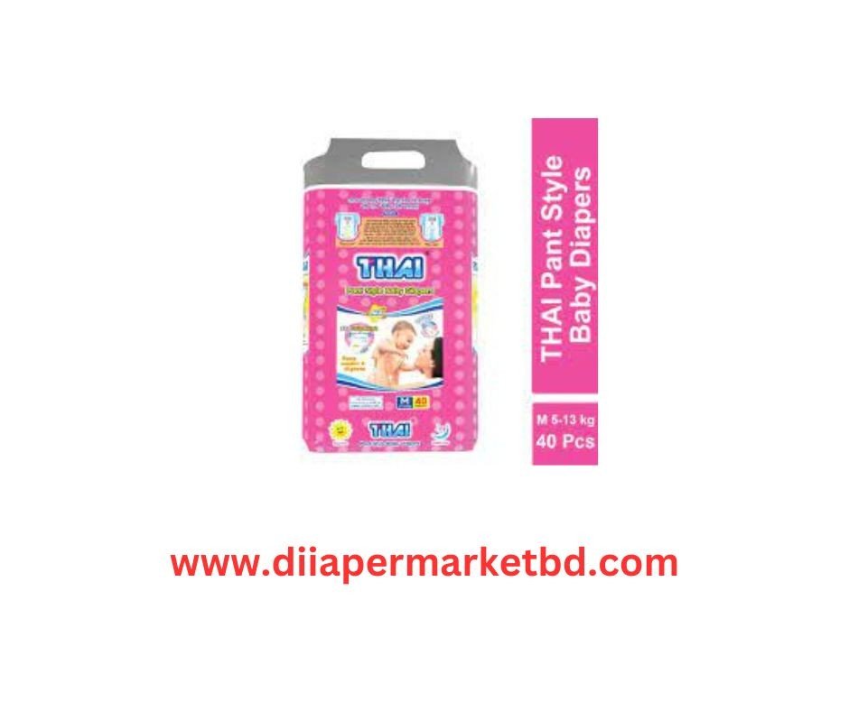 Thai Pant Style Diaper Medium (M) (5-12kg) 40 pcs