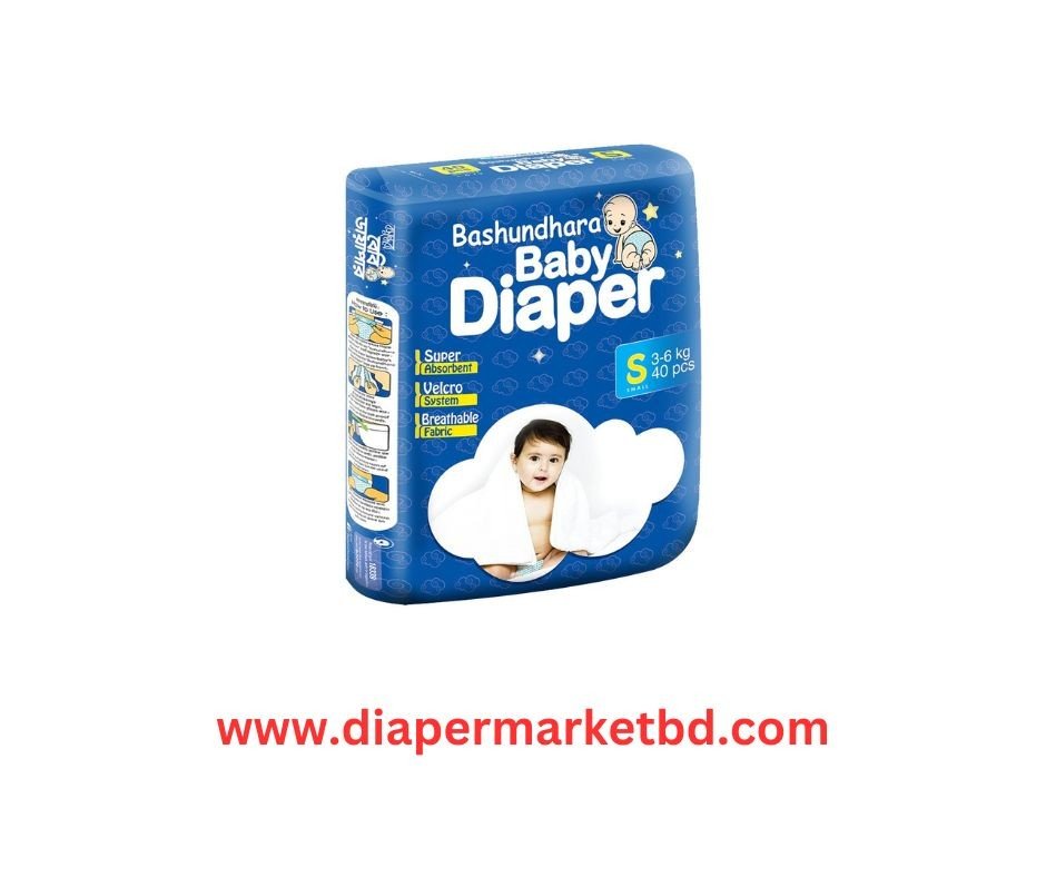 Bashundhara Baby Diaper Belt Series S (3-6) kg 40 Pcs