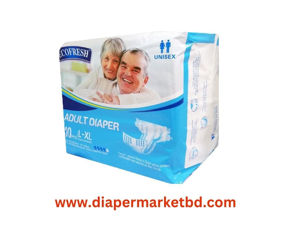 Ecofresh Adult Diaper (Velcro) L-XL 10pcs