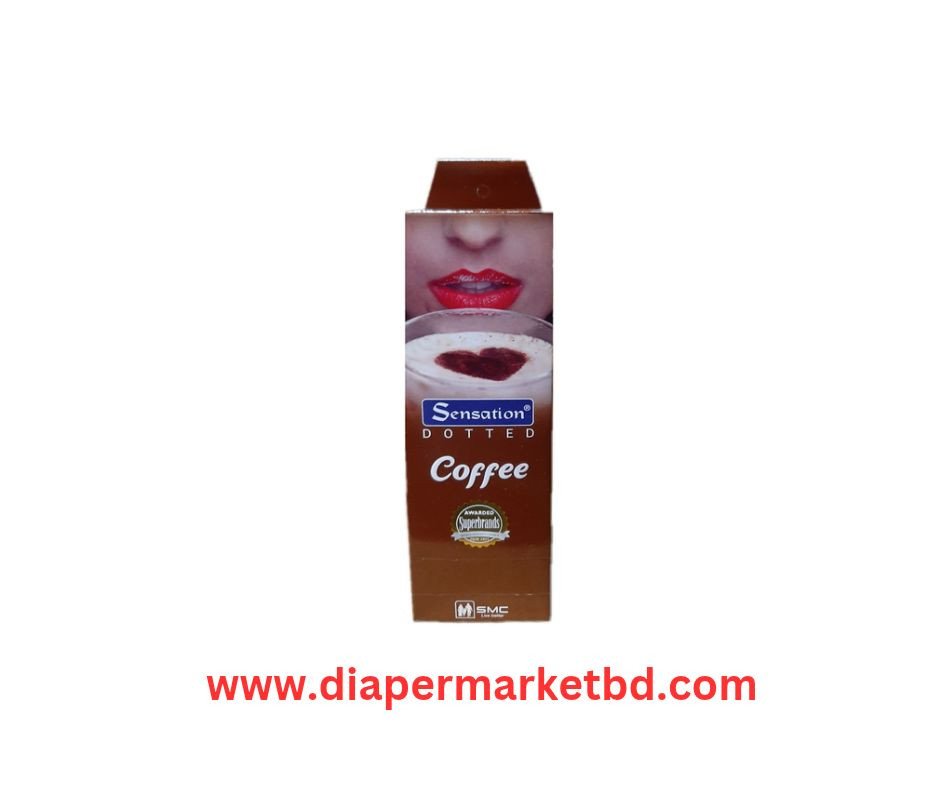 Sensation Dotted Coffee Condom Full Box (3x12)36 Pcs