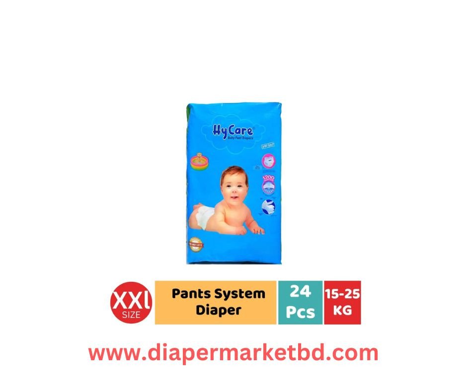 HyCare Baby Diaper XXL size Pant 24 Pcs Pack