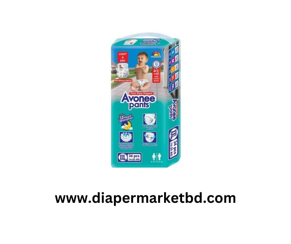 Avonee Pants Baby Diaper XXL (14-25Kg) 34 Pcs