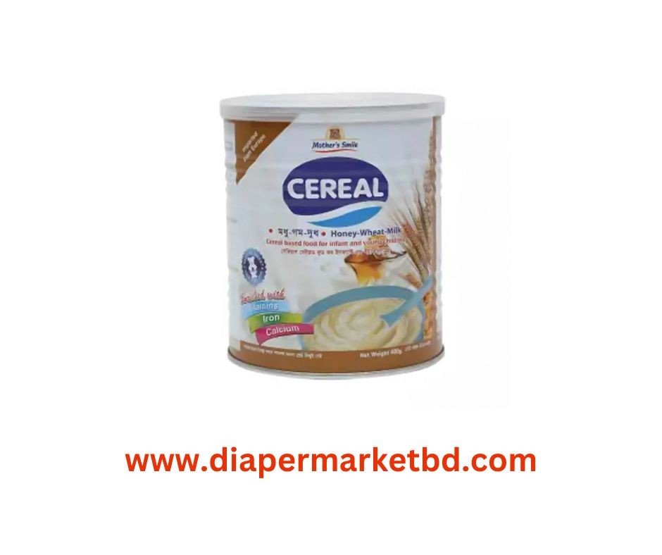 Mother's Smile (Honey - Wheat - Milk) Cereal 400gm