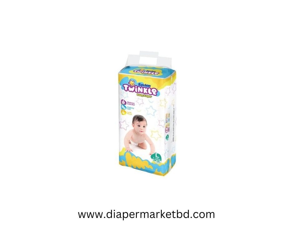 Twinkle Baby Belt Diaper Large 36 pcs