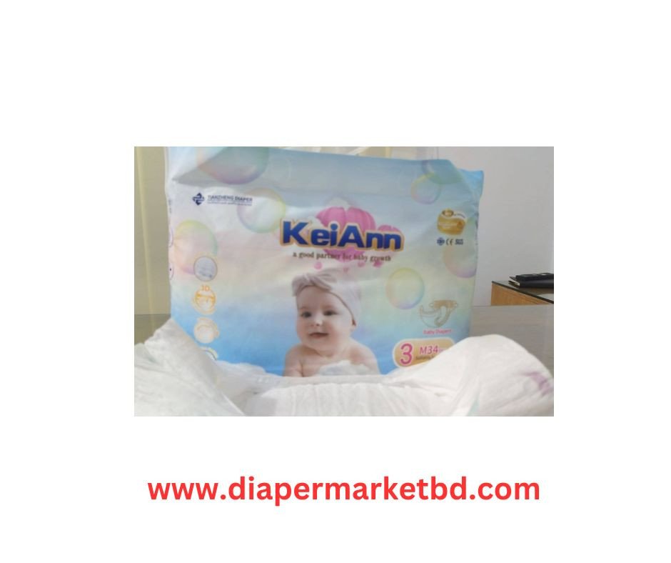 KeiAnn Baby Diaper Belt Medium Size 34 Pcs Pack