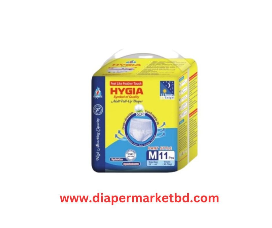 Hygia Adult Diaper Pant Style M Size 11 Pcs Pack