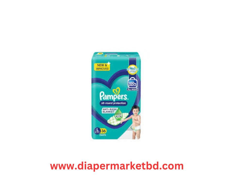 Pampers All Round Protection Diaper Pant Large 9-14 kg 36 Pcs Pack
