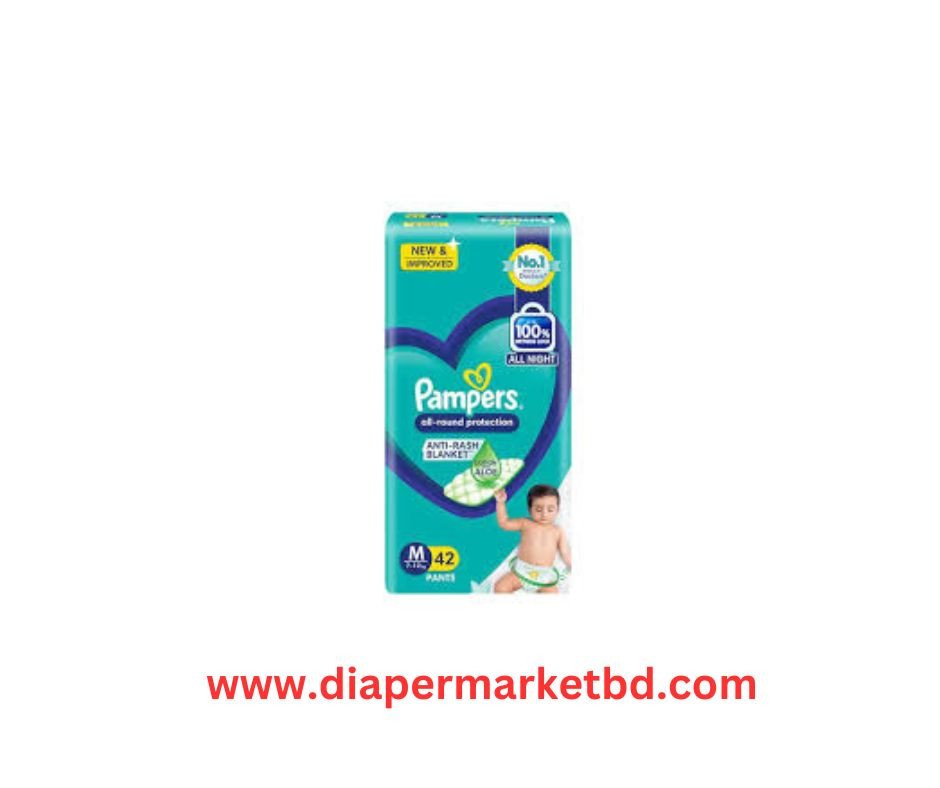 Pampers All Round Protection Diaper Pant Medium 7-12 Kg 42 Pcs Pack