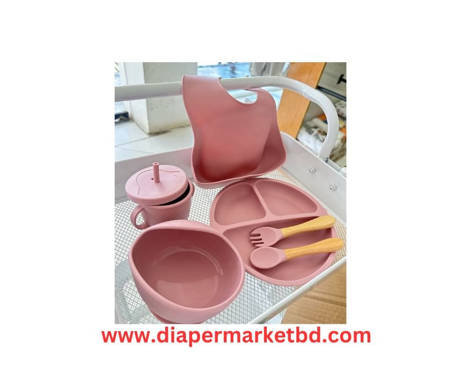Self Silicone Baby Dining Set