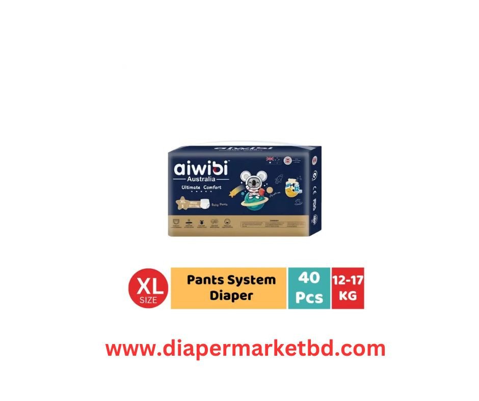 Aiwibi Ultimate Comfort Pant System XL Size 13-18 Kg 40 Pcs