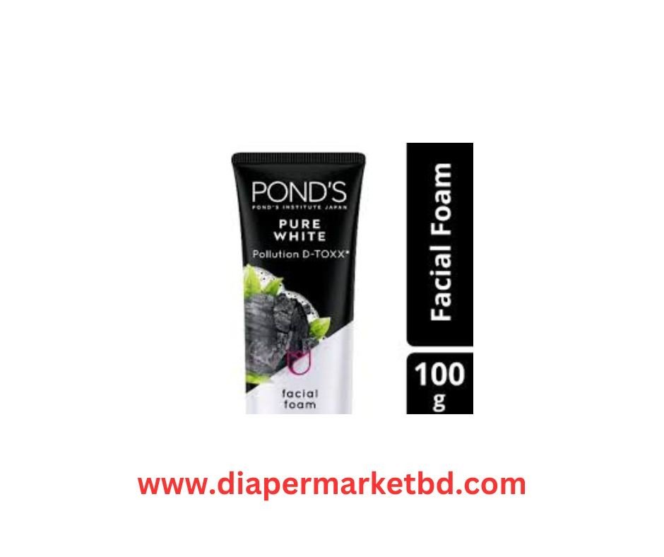 Ponds Pure White Pollution Out Purity Facial Foam 100g