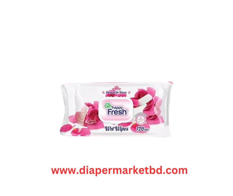 Happy Fresh Fliptop Wet Wipes 120 Pcs