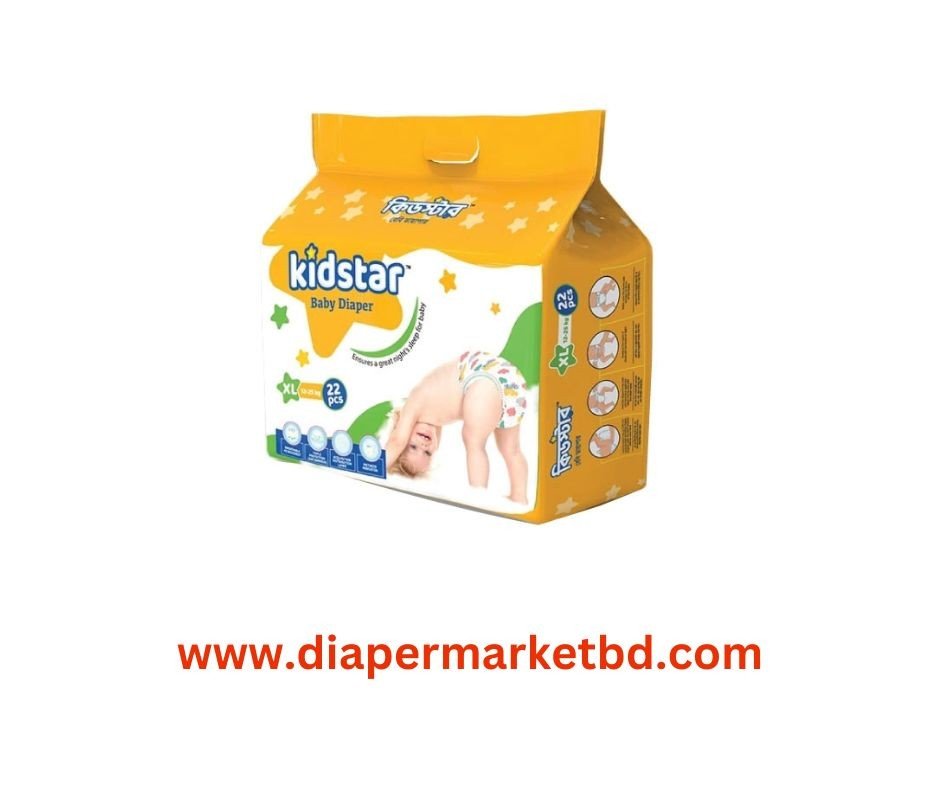 Kidstar Baby Diaper Extra Large (12-25)kg 22 pcs