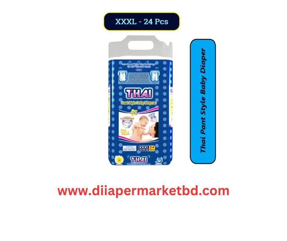 Thai Pant Style Diaper XXXL (18 kg+) - 24 pcs