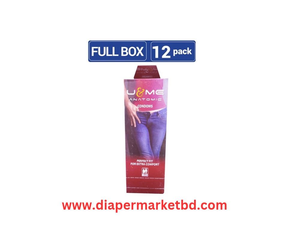 U & Me Anatomic Condoms Comfort & Satisfaction Full Box
