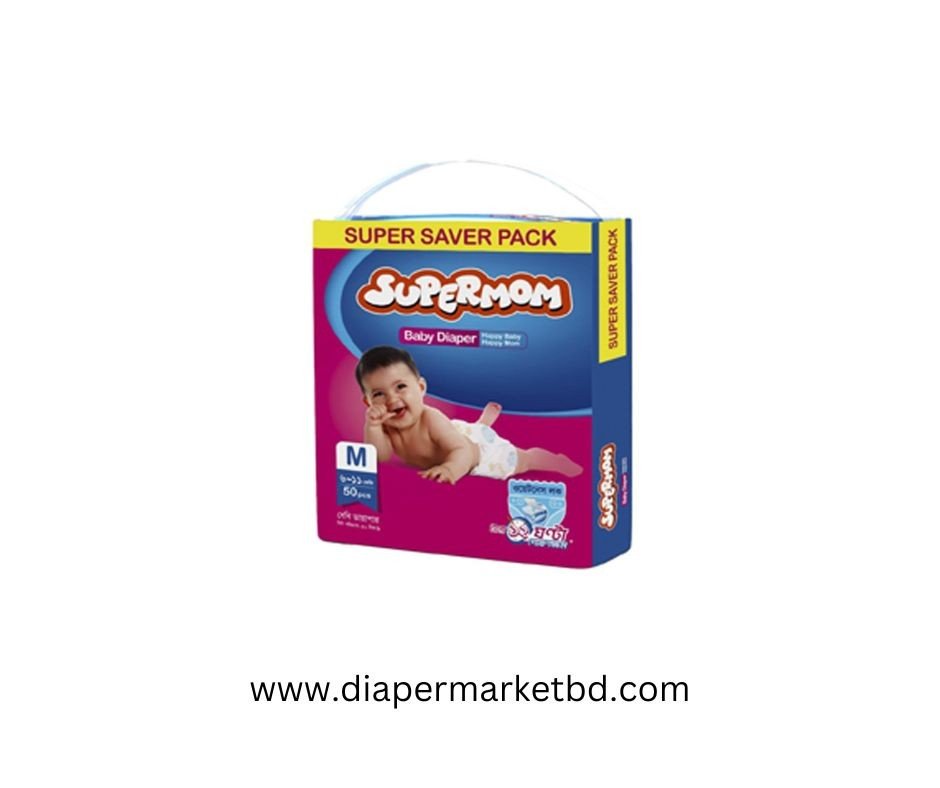 Supermom Baby Diaper Medium (6-11kg) 50 pcs
