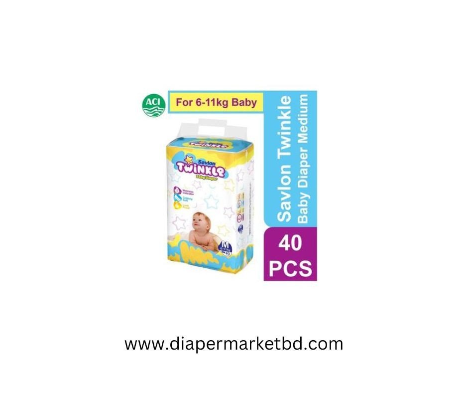 Twinkle Baby Belt Diaper Medium 40 pcs