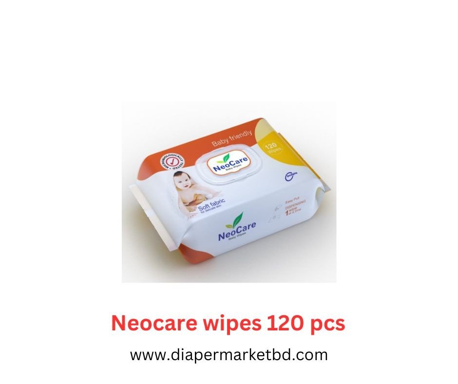 Neocare Wet Wipes for Baby 120 Pcs Pack