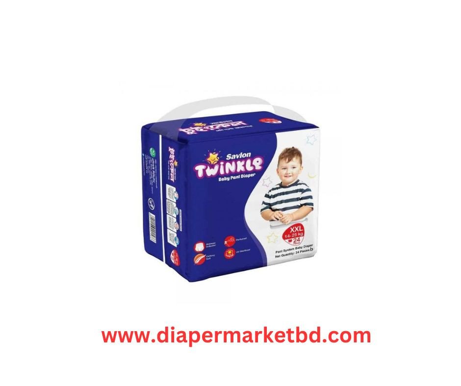 Savlon Twinkle Baby Pant Diaper XXL Size 24 Pcs (14–25 kg)