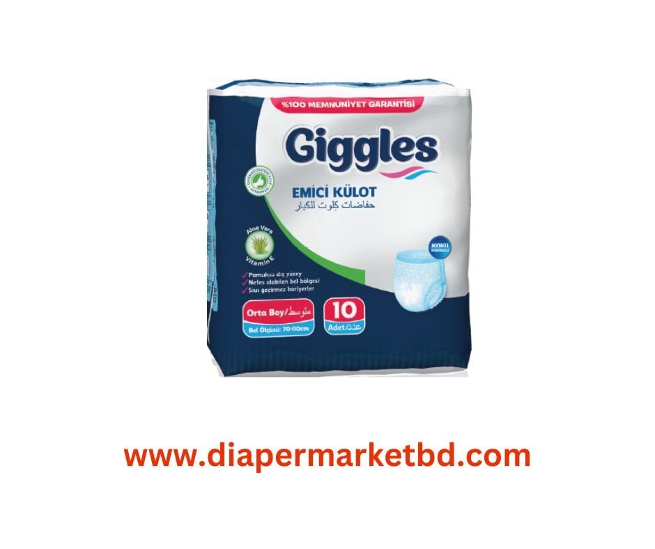 Giggles Adult Pants M Size 10 Pcs