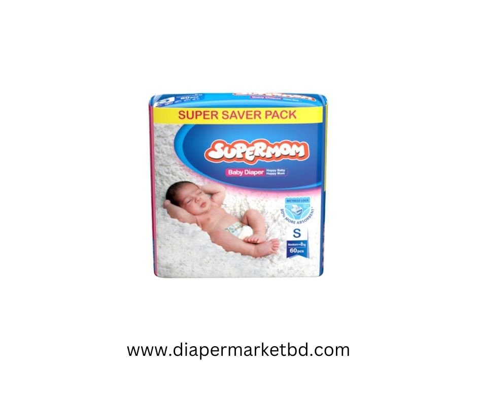 Supermom Baby Diaper Small (3-8kg) 60 pcs